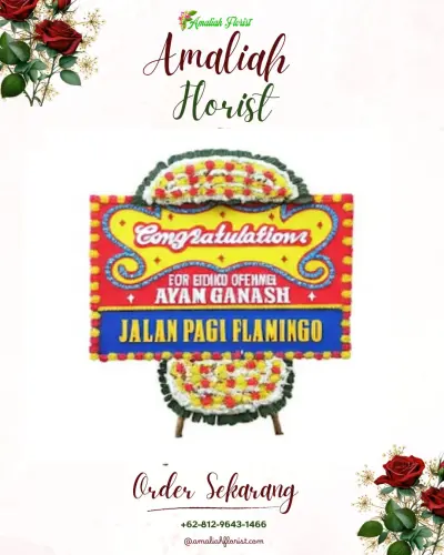 Bunga Papan Congratulation di Majau
